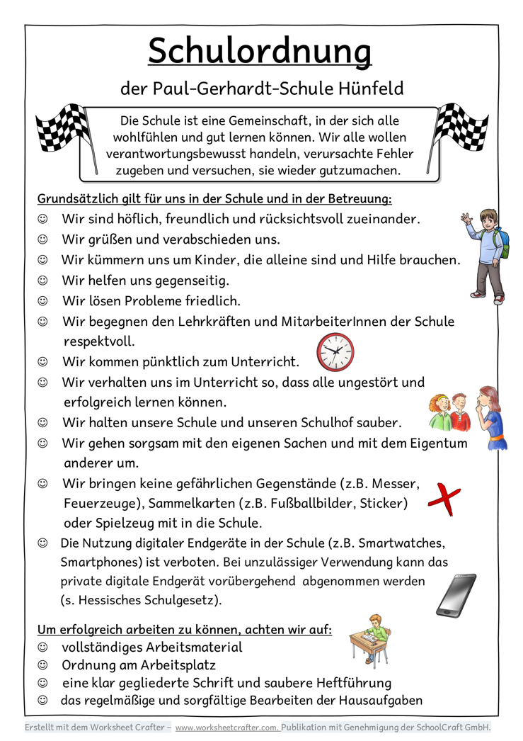 Schulordnung PGS